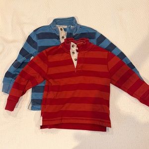 LAST CHANCE LOT OF 2 Mini Boden miniboden French Terry Boys Sweatshirt Top…